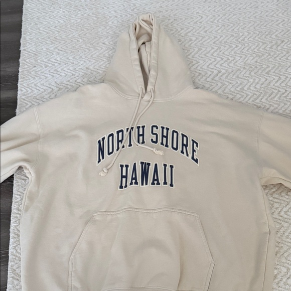 Brandy Melville Cream Hoodie - Picture 1 of 2